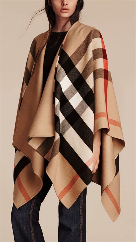 buy burberry poncho|burberry wool poncho plaid.